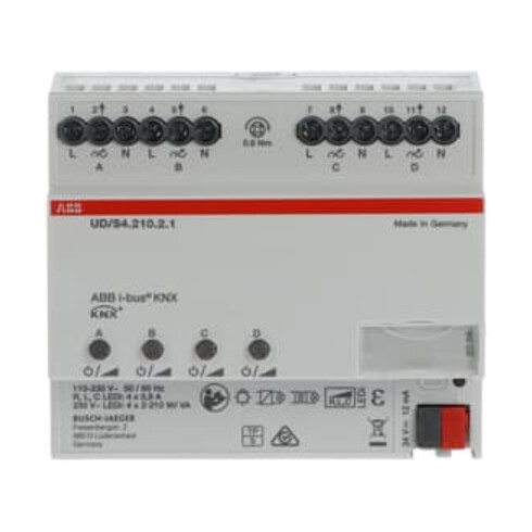 ABB Stotz S&J KNX-LED-Dimmer 4x210W/VA REG UD/S4.210.2.1