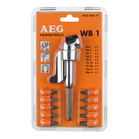 AEG Chiavi maschio piegate WB 1 Set