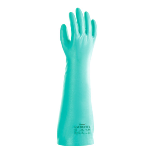 Ansell Paire de gants résistants aux produits chimiques AlphaTec Solvex 37-185, Taille des gants: 9