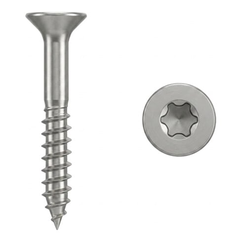 ART 89098 Spanplattenschraube Seko CE, Teilgewinde, Edestahl A2