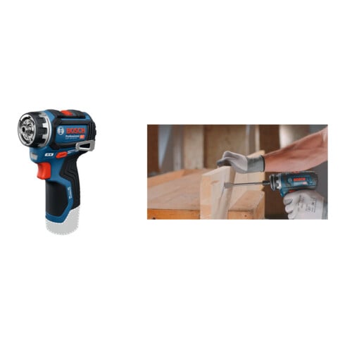 Set Bosch Schrauber GSR 12V-32 FC + FlexiClick-Aufsatz GFA 12-M +...