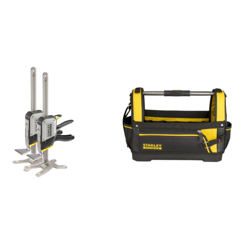 Set Stanley Einhand-Montagewerkzeug Tradelift Set + Werkzeugtrage FatMax 48x25x33 cm