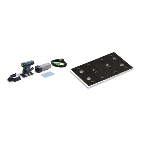 Set Festool RUTSCHER RTS 400 REQ + Schleifschuh StickFix SSH-STF-80x130/12