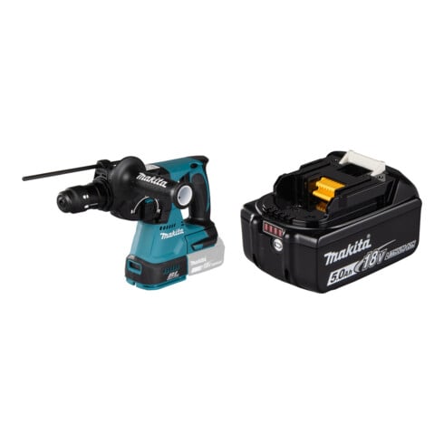 Set Makita: Kombihammer DHR243Z 18V SDS+ Solo + Akku BL1850B 5,0Ah Li-Ion
