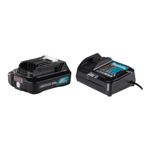 Set Makita: Ladegerät DC10SB 12V + Akku BL1021B 2,0Ah Li-Ion 197396-9