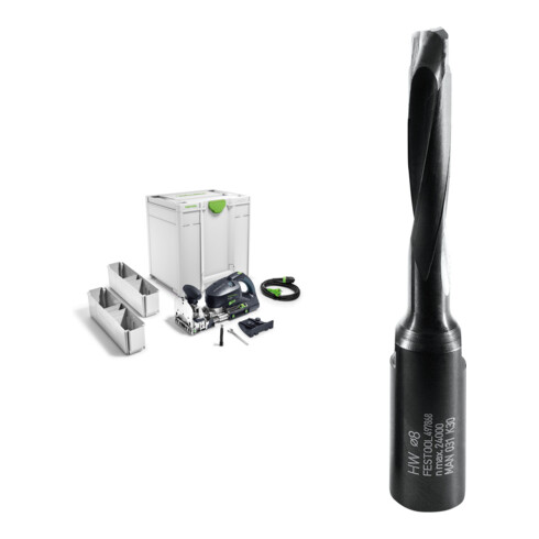 Set Dübelfräse DF 700 EQ-Plus DOMINO XL + DOMINO Fräser D 8-NL 50 HW-DF 700
