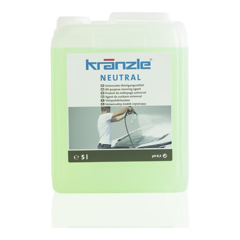 Set Kränzle Hochdruckreiniger K 1154 TST + Wassereingangsfilter + Schauminjektor mit Behälter 2l + Reinigungsmittel Neutral 5 Liter + Waschbürste quer 500 mm