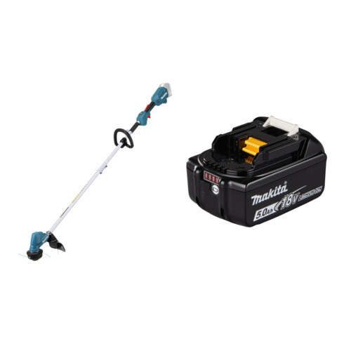Set Makita Coupe-bordures sans fil 18 V DUR192LZX1 + Batterie BL1850B Li 18,0V 5.0Ah