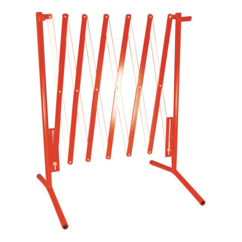 Set Schake Absperrschere, ausziehbar bis 3,50 m, rot / weiß + Schake Absperrschere, Zubehör für die Absperrscheren