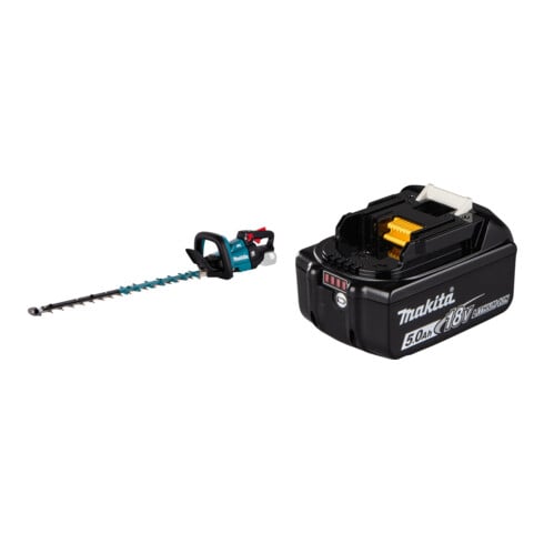 Set Makita Akku-Heckenschere 60 cm 18 V + Akku-BL1850B Li 18,0V 5.0Ah