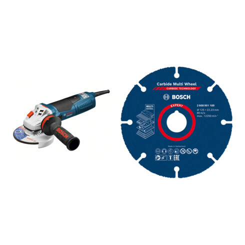 Set GWS 19-125 CIE Karton Carbide Multiwheel 125x22.23mm EXPERT