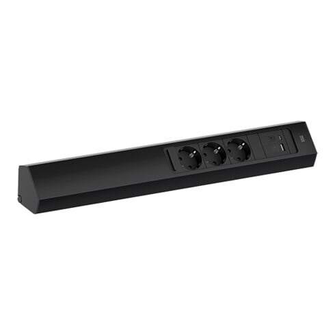 Bachmann Steckdosenleiste CASIA 2m 932.106 schwarz USB 22W