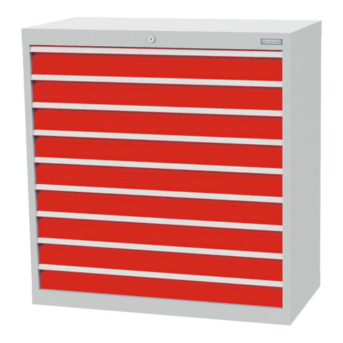 Bedrunka+Hirth Armoire à tiroirs Série T500-9 avec 9 tiroirs 9x100 mm