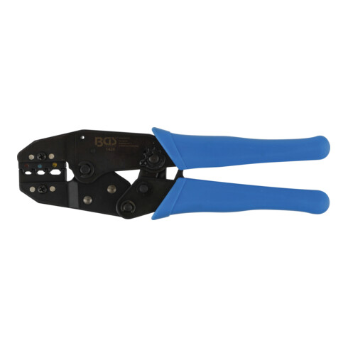 BGS Kabelschuhzange mit Ratschenfunktion für isolierte Kabelverbinder 0,5 - 6 mm²