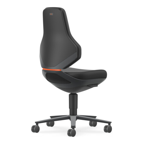 Bimos Industrie- und Laborstuhl Texon schwarz