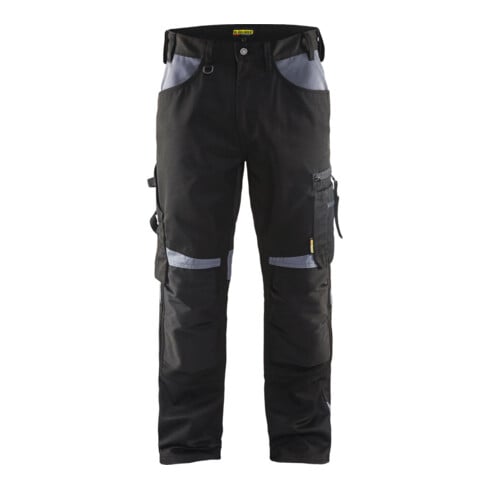 BLAKLÄDER Pantalon de travail, noir / gris, taille DE : 30