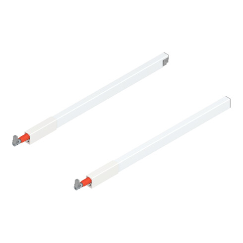 Blum TANDEMBOX Railing longitudinale (haut), pour tiroir avant, NL 450 mm, gauche/droite, pour TANDEMBOX intivo/antaro, pour TANDEMBOX antaro, blanc soyeux