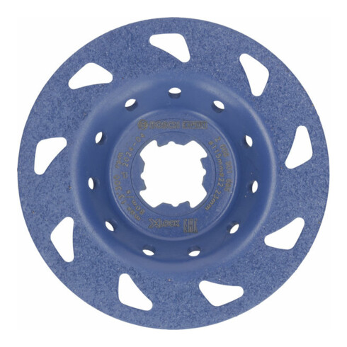 Bosch EXPERT Multi Material Carbide-Topfscheibe fein, flach, X-LOCK, 115 mm, 22,23 mm