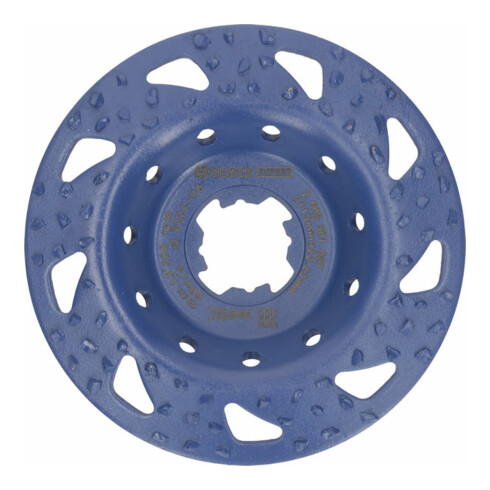 Bosch EXPERT Multi Material Carbide-Topfscheibe grob, schräg, X-LOCK, 115 mm, 22,23 mm