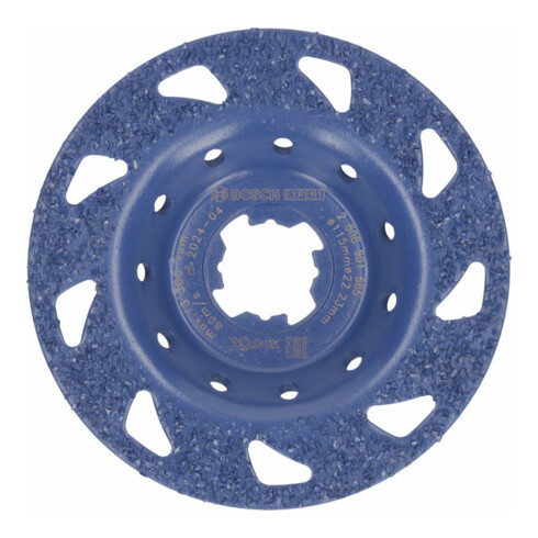 Bosch EXPERT Multi Material Carbide-Topfscheibe med., flach, X-LOCK, 115 mm, 22,23 mm