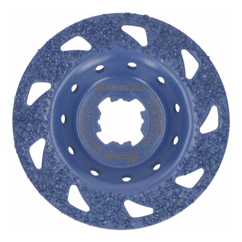 Bosch EXPERT Multi Material Carbide-Topfscheibe med., schräg, X-LOCK, 115 mm, 22,23 mm
