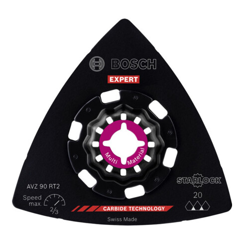 Plaque de ponçage Bosch EXPERT AVZ 90 RT6 Lame pour outils multifonctions