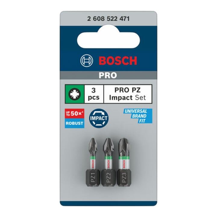 Bosch Impact Control PZ Insert Bits