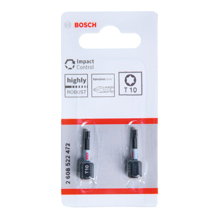 Bosch Impact Control T10 Insert Bits
