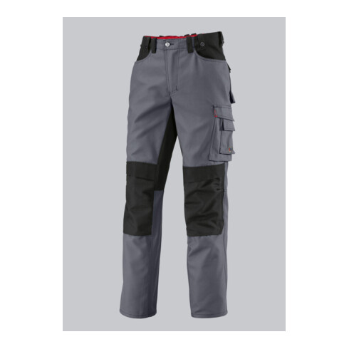BP® Strapazierfähige Arbeitshose mit Kniepolstertaschen, dunkelgrau/schwarz