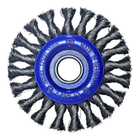Brosse roulante Osborn D178x13, alésage 22,2 mm, fil d'acier noué 0,50 mm T42
