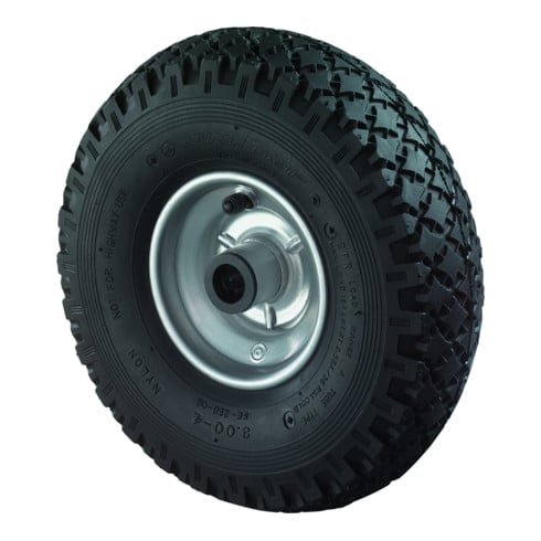 BS Rollen Luftrad Durchmesser 260mm Tragfähigkeit 130kg Nabenlänge 75mm Stollenprofil