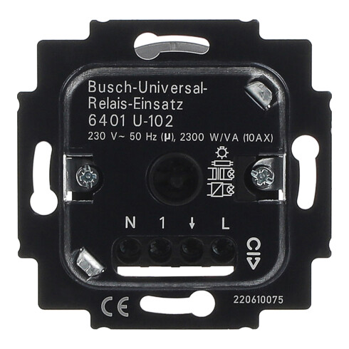 Busch-Jaeger Univ.Relais-Einsatz UP 230V 2300W/VA 6401 U-102