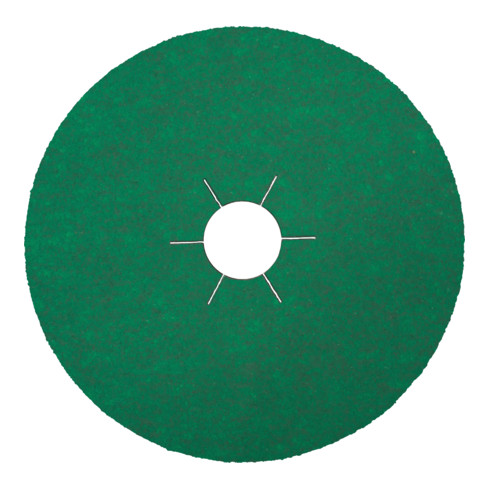 Disque en fibre Klingspor CS 570 pour l'acier inoxydable et l'aluminium, trou en étoile