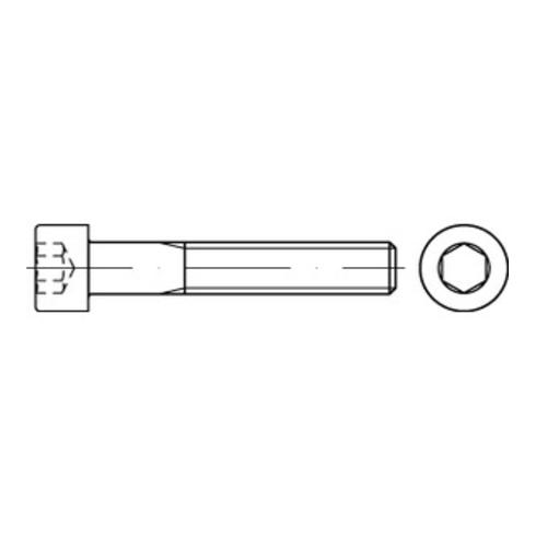 DIN 912/ISO 4762 Zylinderkopf-Schaftschraube Stahl 8.8 blank