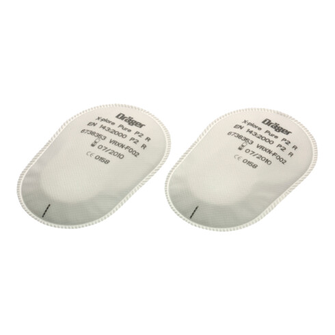 Dräger Safety Set de filtres à particules remplaçables, 10 paires, filtre : P2R