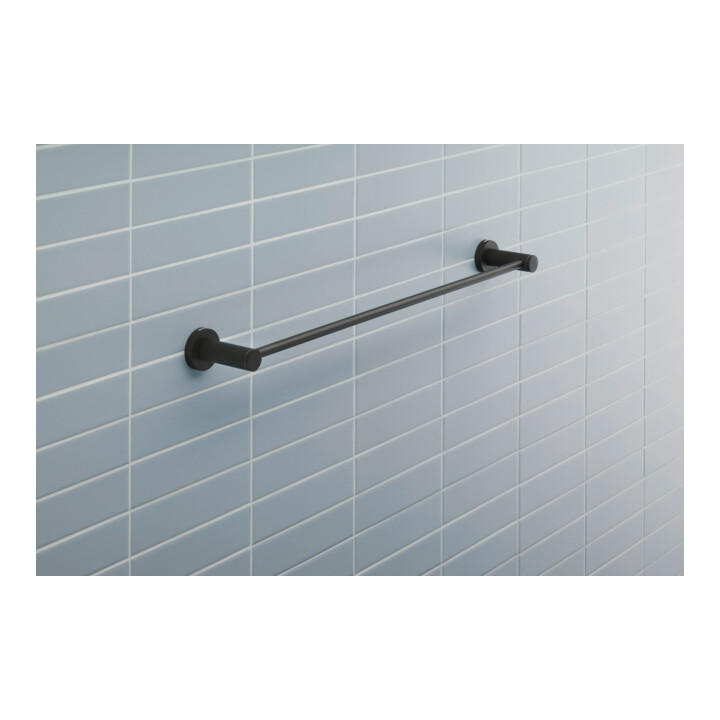 Duravit Badetuchhalter D-Code 64,8x4,8x8cm, schwarz matt, wandhängend