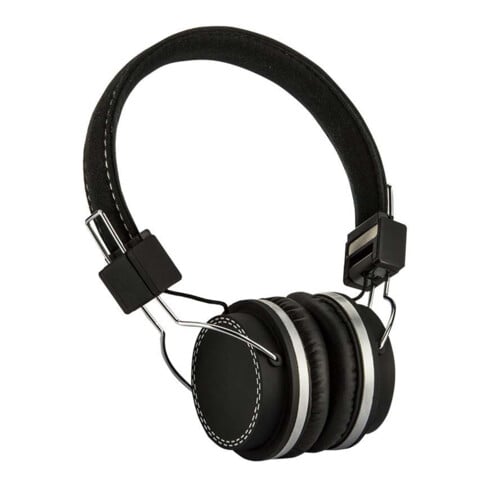 E+P Elektrik Casque avec arceau, 5 m, stéréo noir TV200