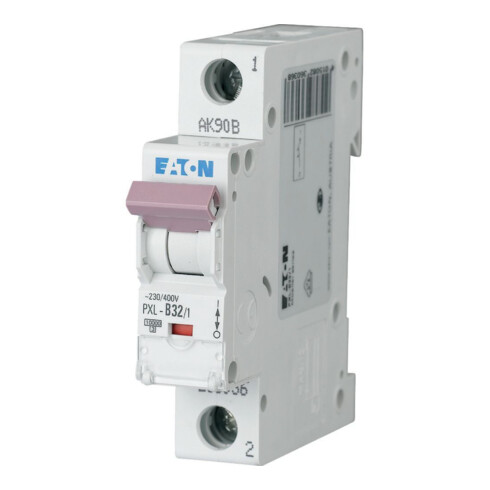 Eaton LS-Schalter m.Beschrift. C 32A, 1p PXL-C32/1