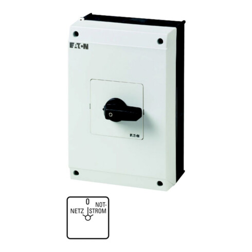 Eaton Umschalter Netz-0-Notstrom 4p. 63A, 22KW, IP65 T5B-4-8902/I4