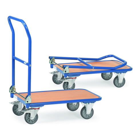 fetra Klappwagen, Tragkraft 250 kg, TPE-Reifen, klappbarer Schiebebügel