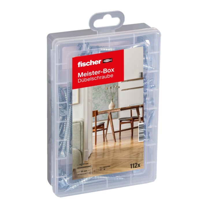 fischer Meister-Box Dübelschrauben (112 Teile)