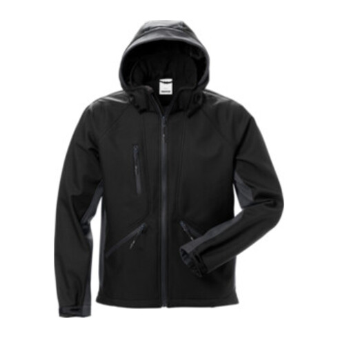 Fristads Acode Softshell-Jacke 1414 SHI Größe 2XL Schwarz/Grau