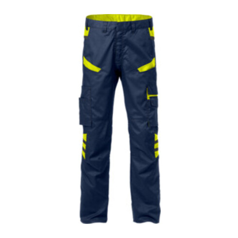 Fristads Hose 2552 STFP Marine/Gelb (Herren)