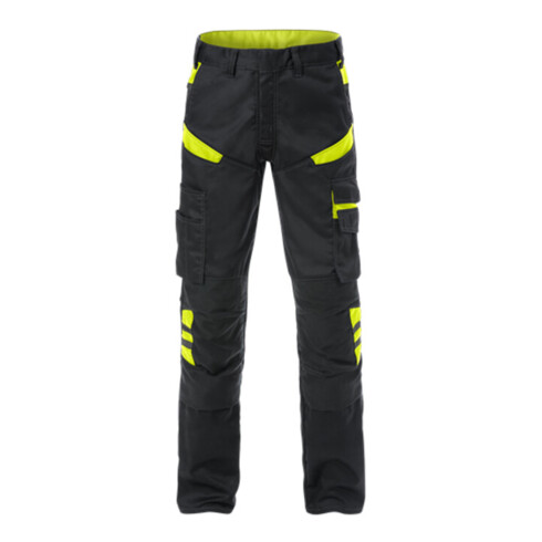 Fristads Hose 2555 STFP Schwarz Schwarz/Gelb (Herren)
