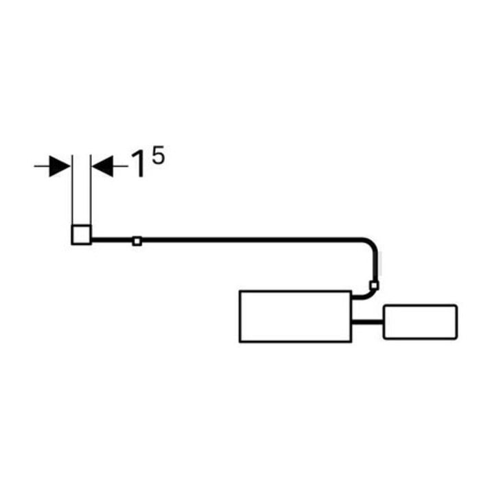 Geberit LED-Lichtleiste 53,5cm, max. 4,5 W, 504 Lumen
