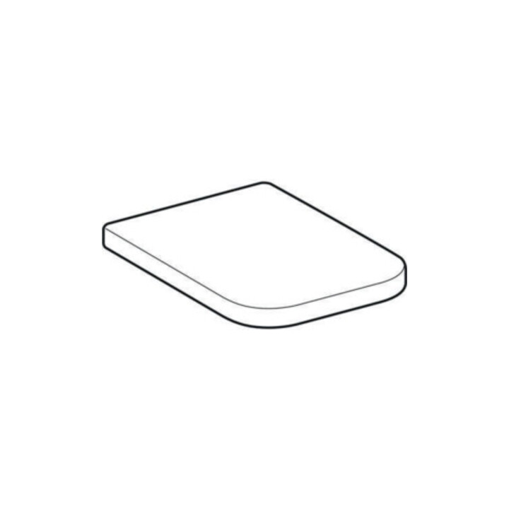 Geberit WC-Sitz Renova Plan S. MS vc, m Abs, w, eck., Befestig. v ob