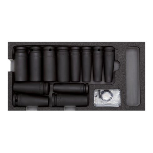Gedore R22150012 Clé à chocs 1/2" module CT 2/6, 14 pièces