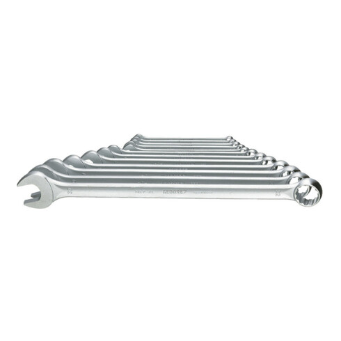 Gedore ringsteeksleutelset, extra lang, 12 delig 10-32 mm