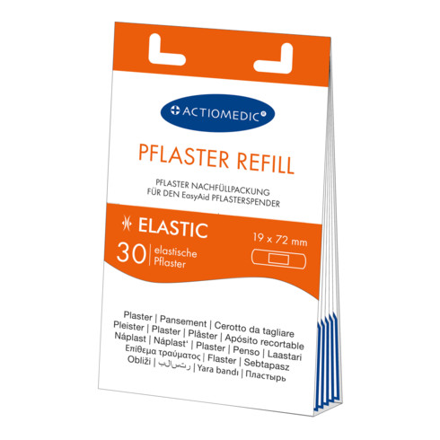 Gramm Medical EasyAid Refill Strips 19 x 72 mm ELASTIC