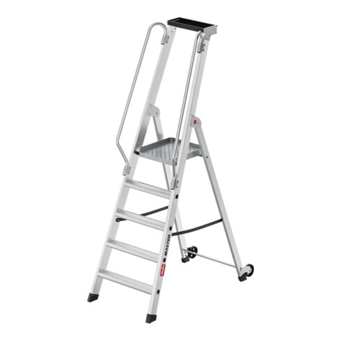 Hailo Aluminium-Plattformleiter Master P80 5 Stufen